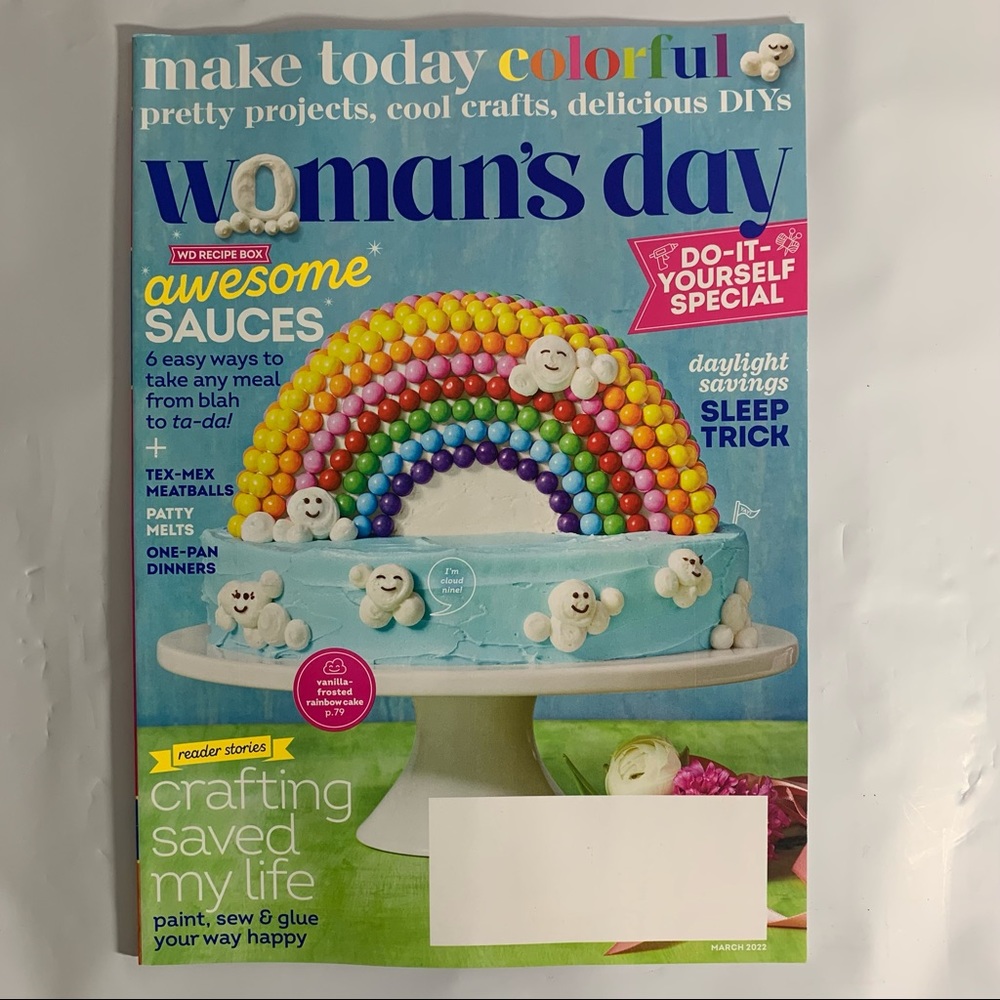 Womans Day Magazine March 2022 Crafting Do It Yourself Recipes Awesome Sauces